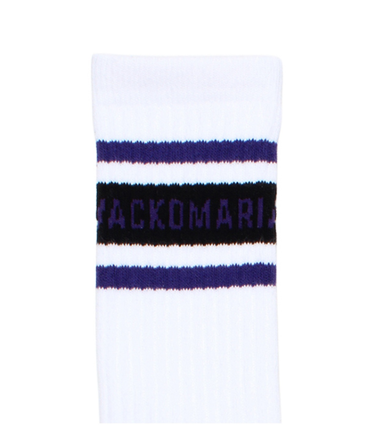 LOGO JACQUARD SOCKS【WHITE】