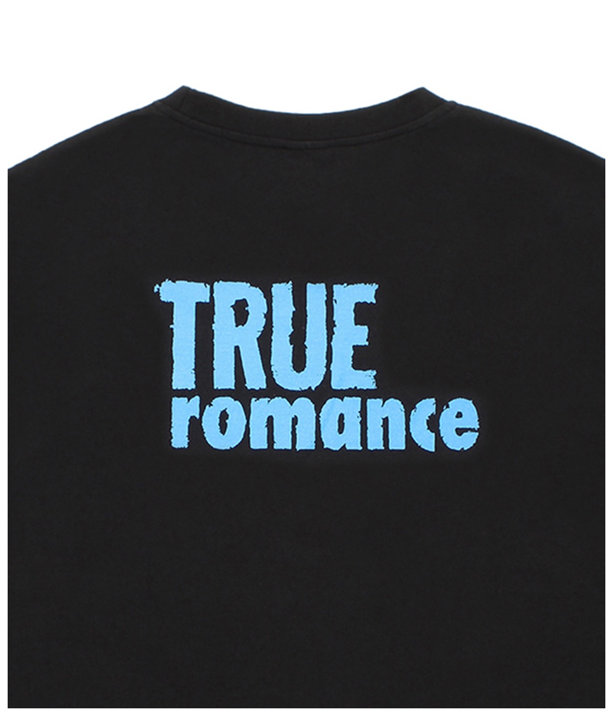 TRUE ROMANCE / WASHED HEAVY WEIGHT T-SHIRT (TYPE-5)【BLACK】