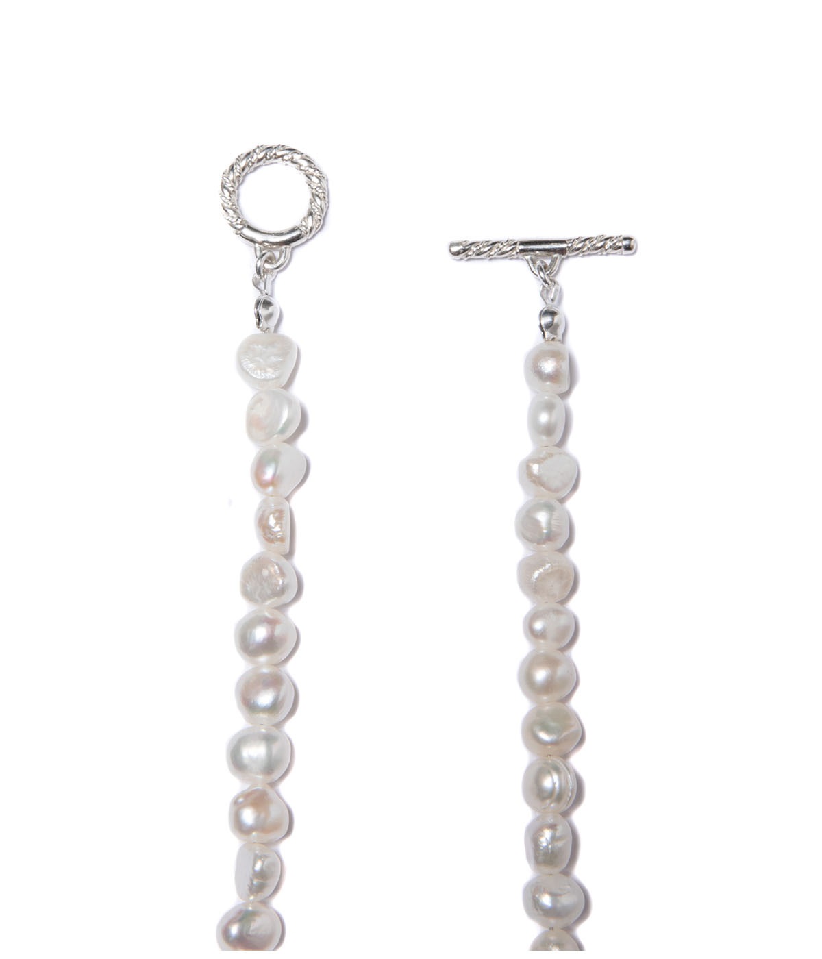 Distortion Pearl Necklace【2 Colors Available】｜COOTIE