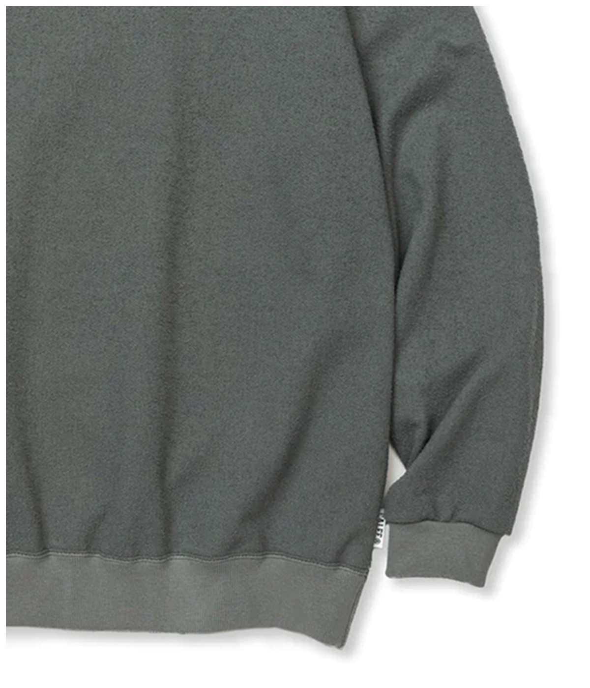 BOUCLE CREW NECK SH【BLUE GRAY】