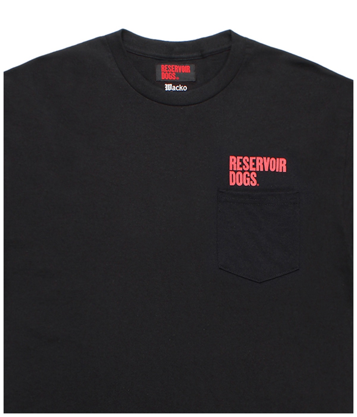 RESERVOIR DOGS / POCKET T-SHIRT (TYPE-4)【BLACK】｜WACKO MARIA