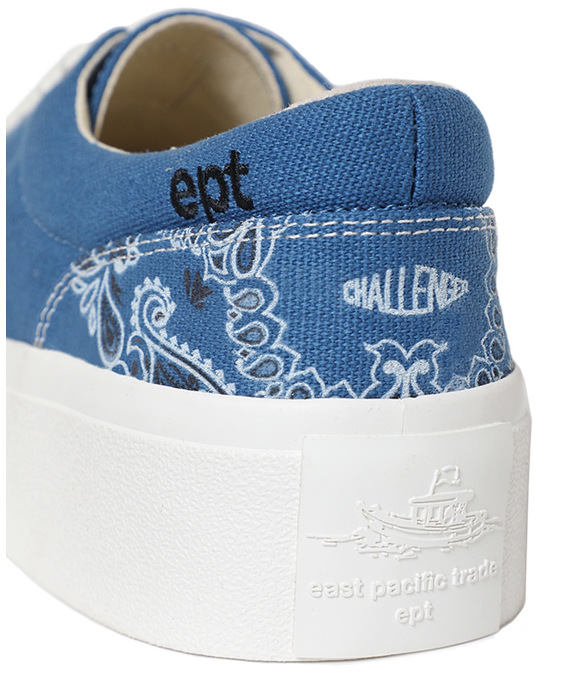 靴 EPT CHALLENGER BANDANA SNEAKERS 27cm x ept BANDANA SNEAKERS【NAVY】｜CHALLENGER｜MELTING POT
