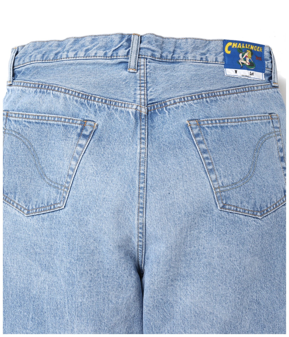 DENIM PANTS【WASED INDIGO】