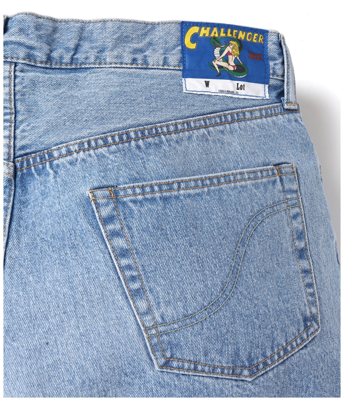 DENIM PANTS【WASED INDIGO】