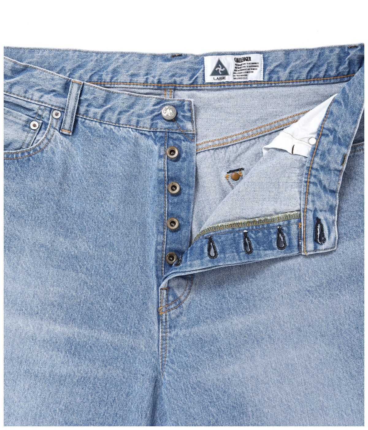 DENIM PANTS【WASED INDIGO】