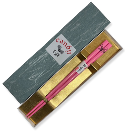 EYE CANDY / CHOPSTICK (輪島塗箸)<br>GLITTER LINE<br>【SKULL】