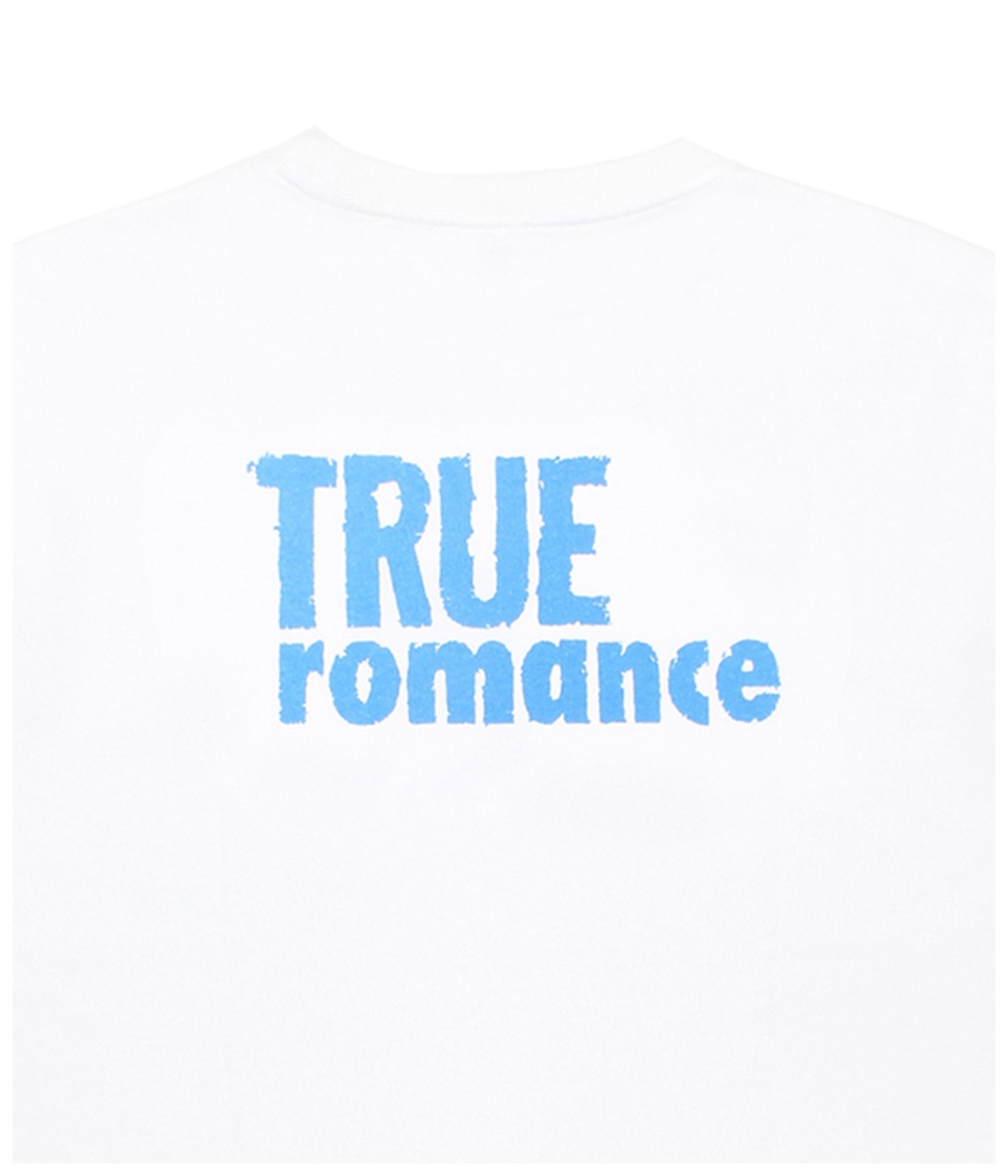 TRUE ROMANCE / WASHED HEAVY WEIGHT T-SHIRT (TYPE-5)【WHITE