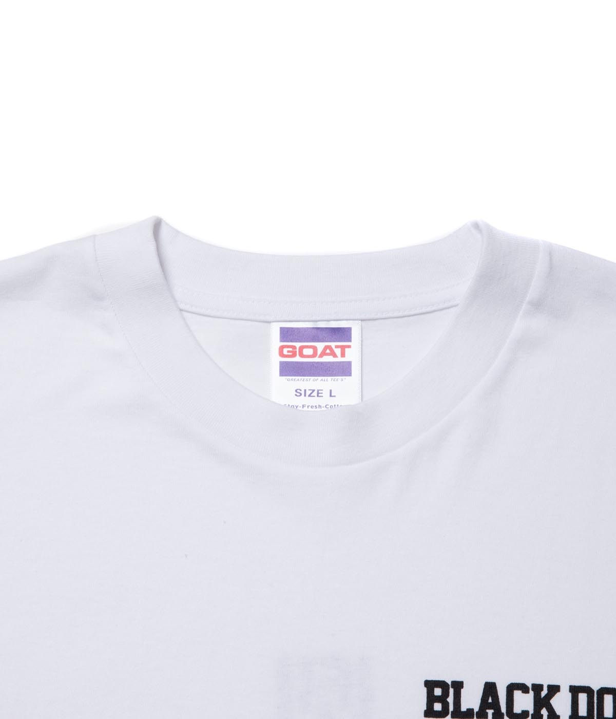 COLLEGE RW L/S TEE【WHITE】