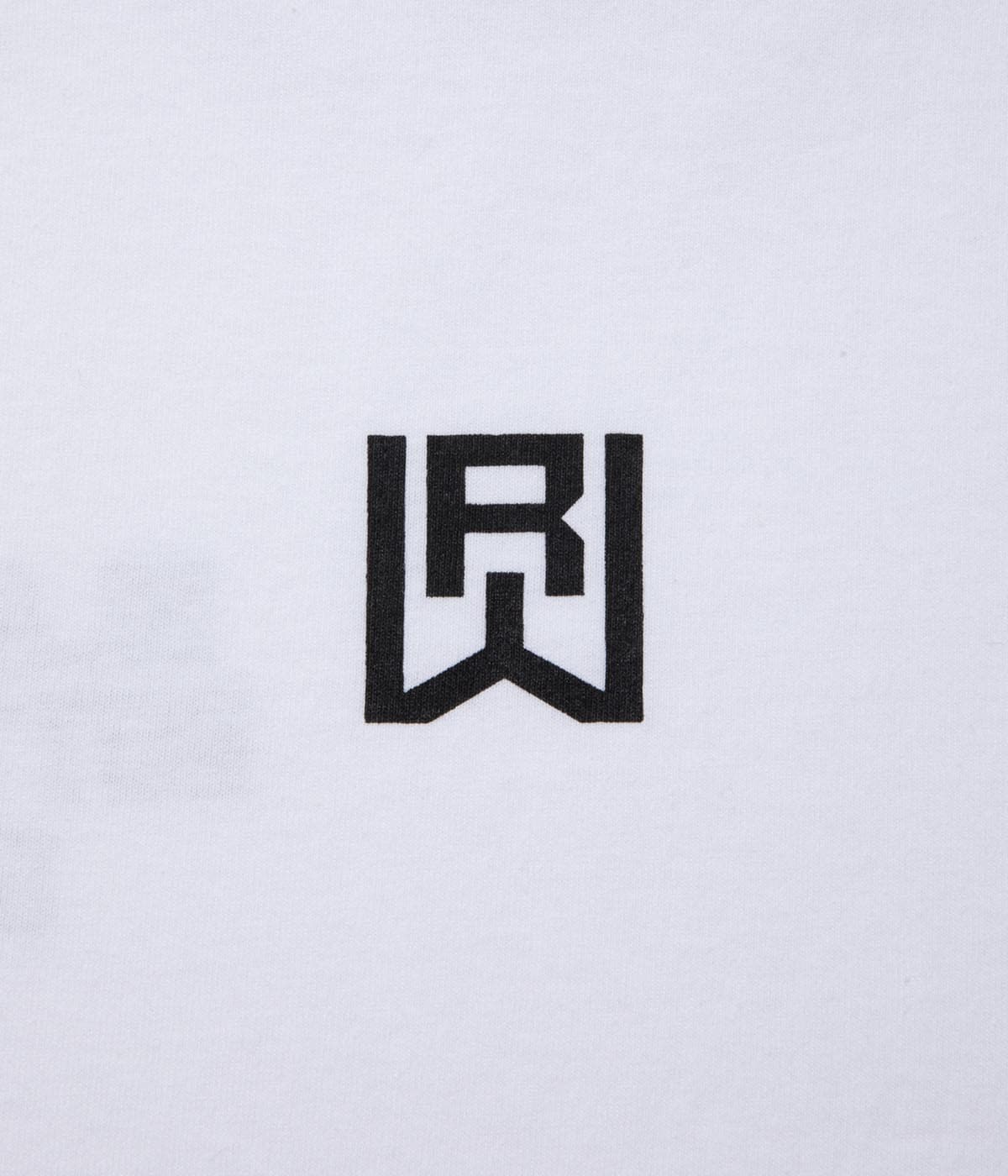 COLLEGE RW L/S TEE【WHITE】