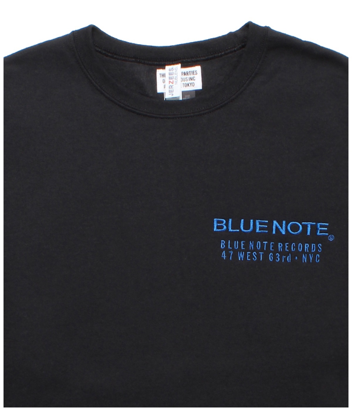BLUE NOTE / CREW NECK SWEAT SHIRT (TYPE-2)【BLACK】｜WACKO MARIA 