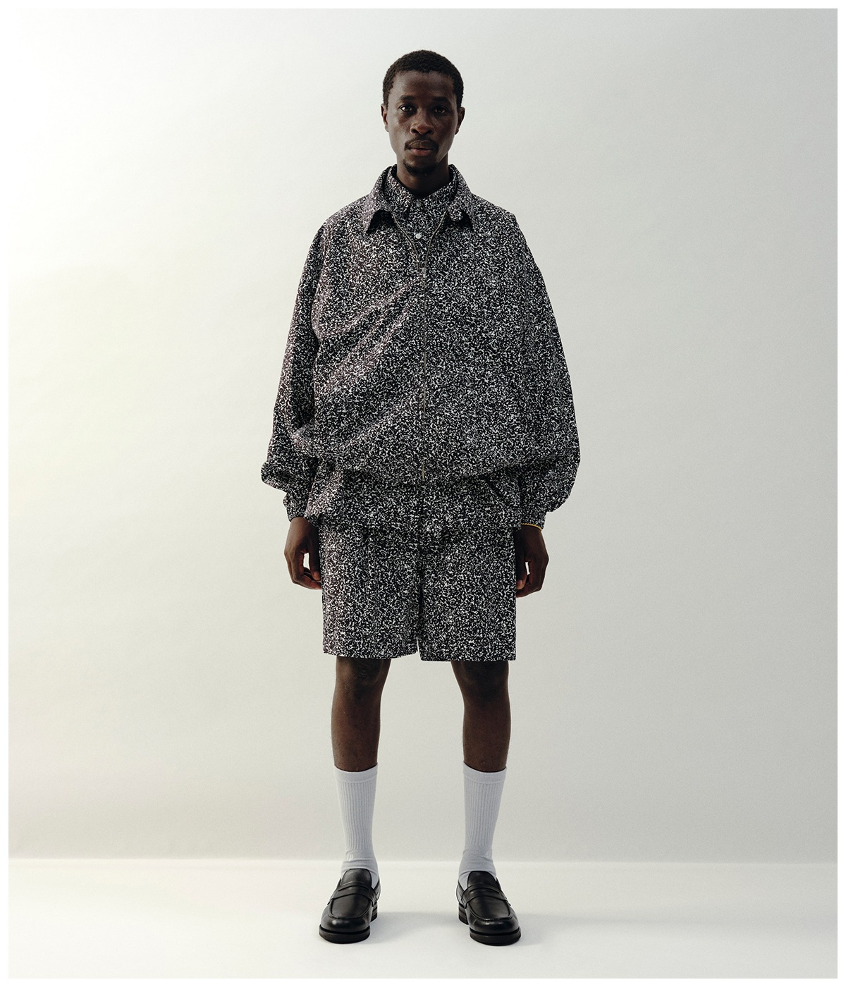 Allover Printed Broad Drizzler Jacket【BLACK】｜COOTIE PRODUCTIONS