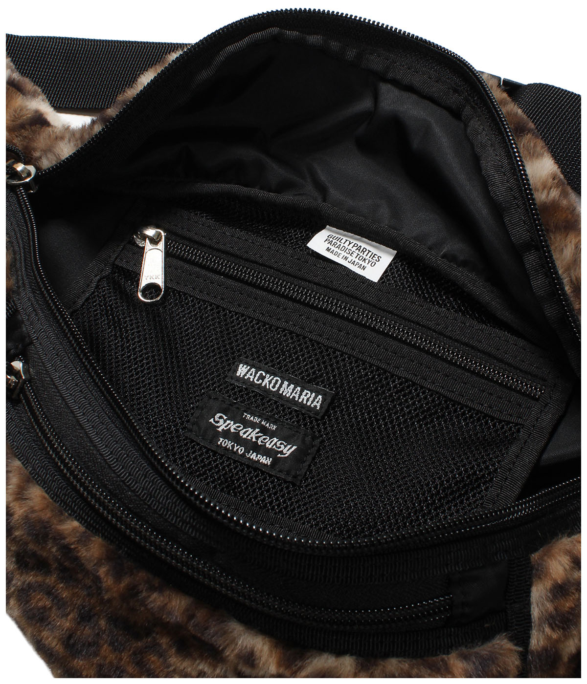 SPEAK EASY / LEOPARD FAUX FUR WAIST BAG【BEIGE】