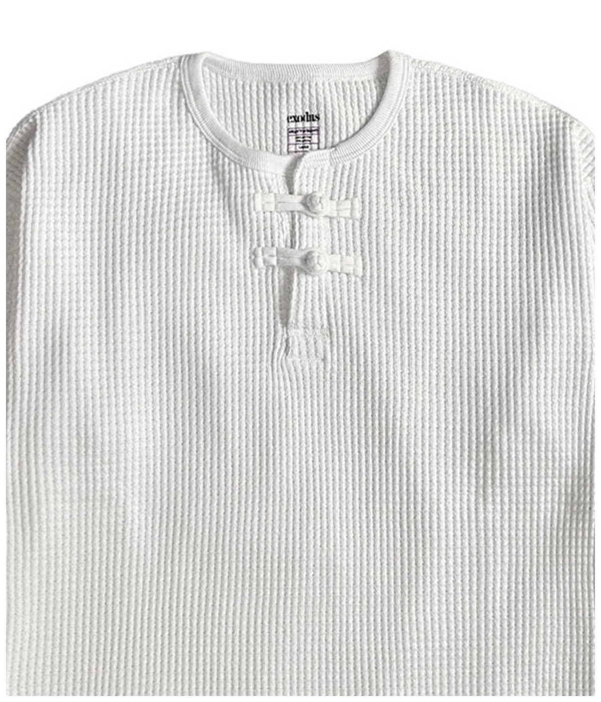 ORIENTAL HENRY NECK SHIRT【WHITE】｜EXODUS｜MELTING POT（正規取扱