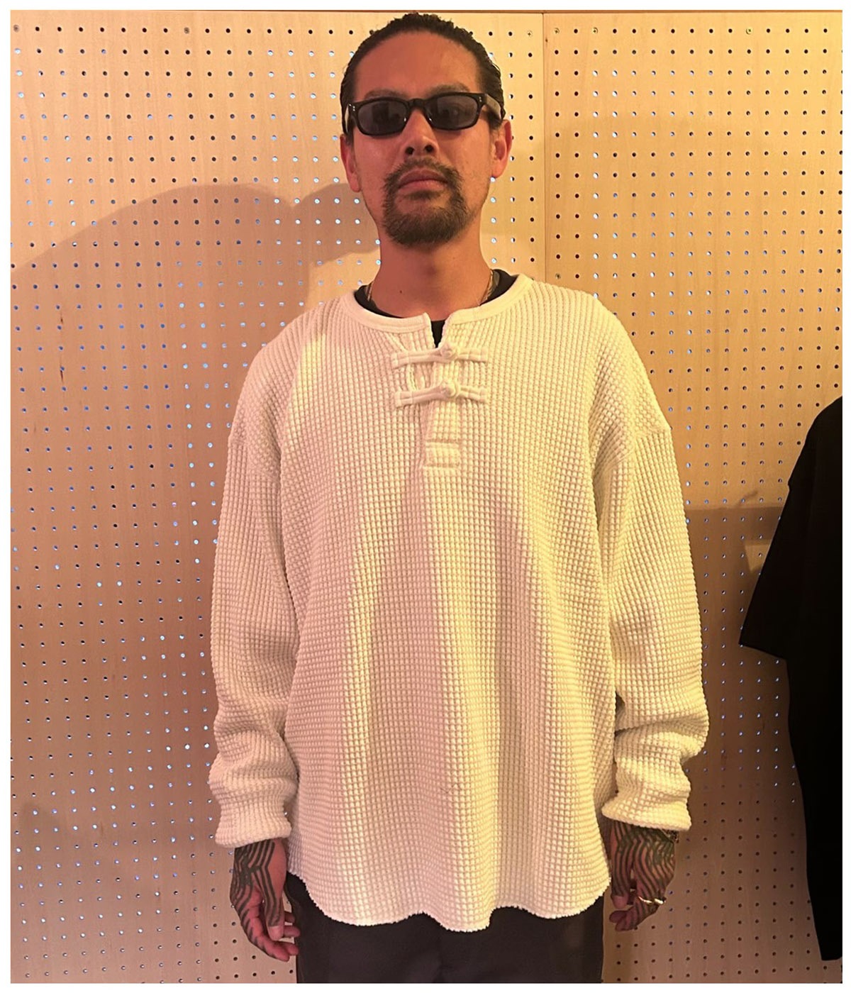 exodus ORIENTAL HENRY NECK ヘンリーネック エクソダス ORIENTAL HENRY NECK SHIRT【WHITE】｜EXODUS｜MELTING POT（正規取扱