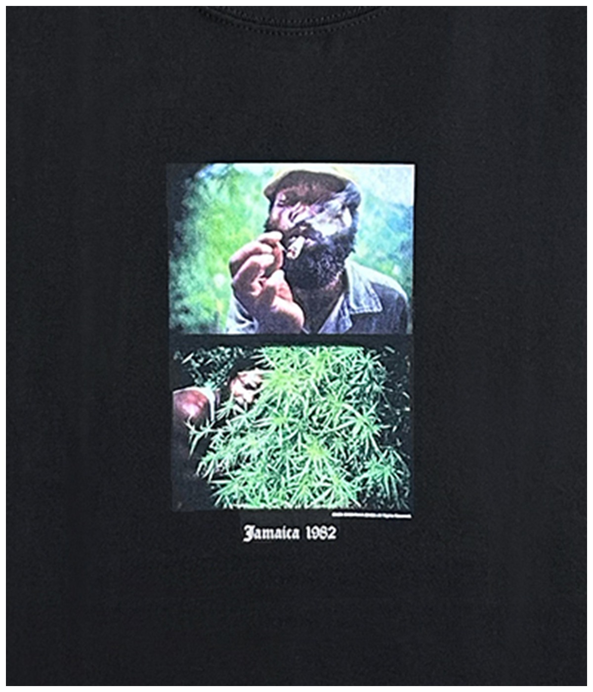 MASATAKA ISHIDA JAMAICA 1982 T SHIRT  TYPE-3【BLACK】