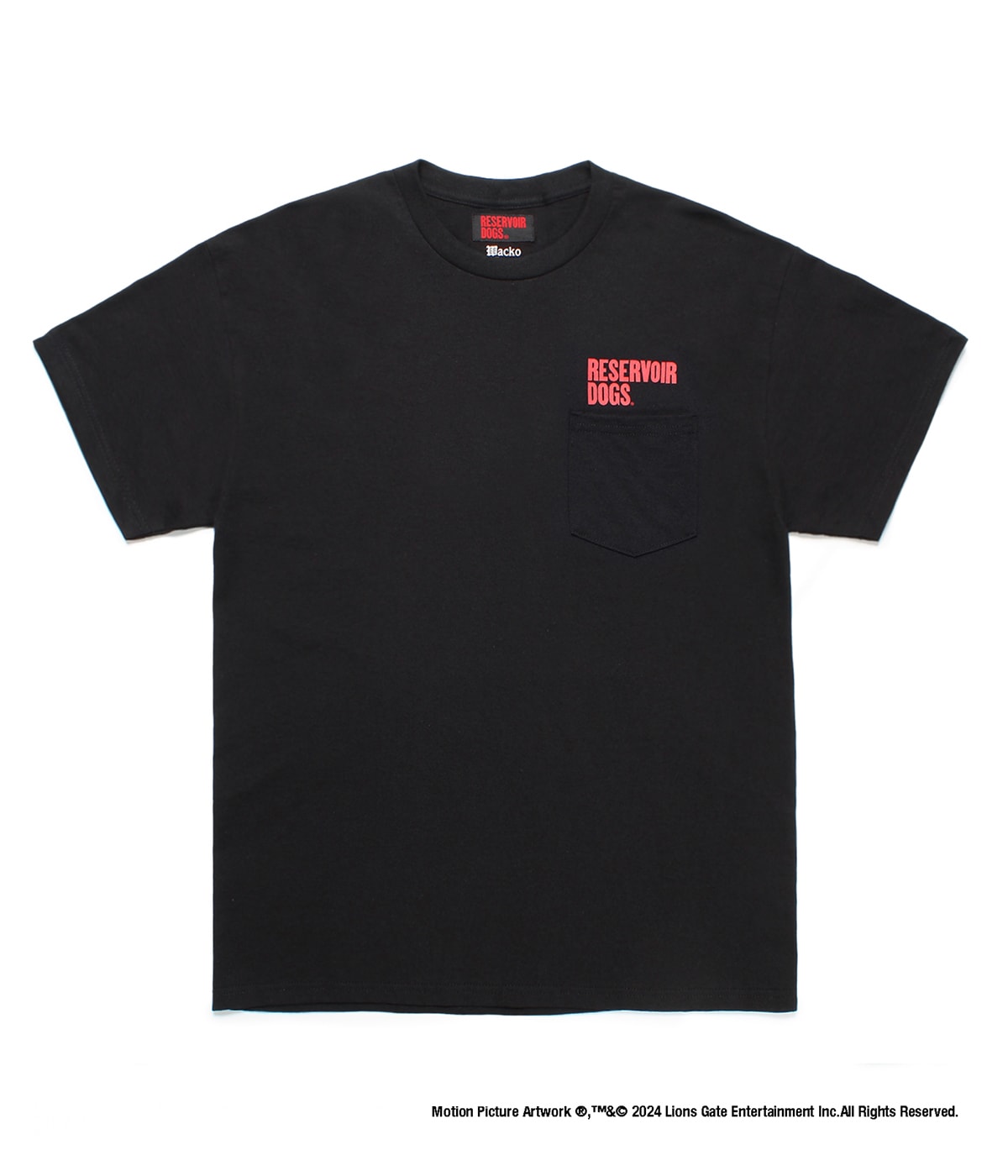 RESERVOIR DOGS / POCKET T-SHIRT (TYPE-3)【BLACK】｜WACKO MARIA