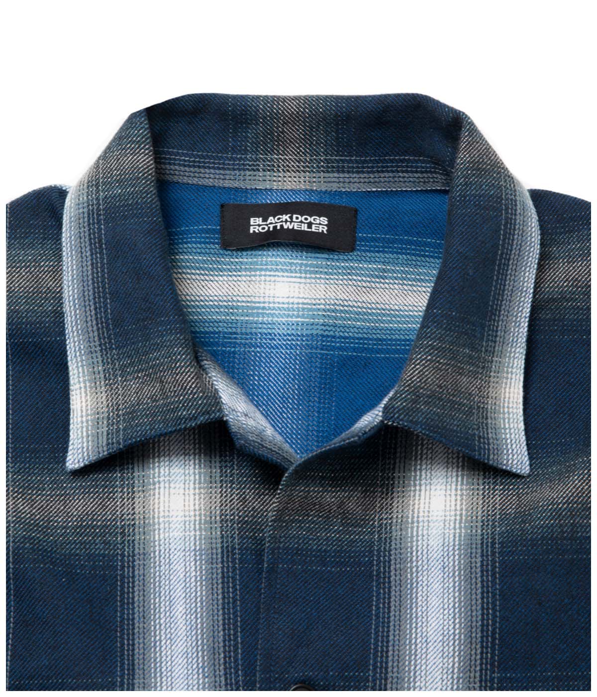 R9 OMBRE CHECK SHIRT【BLUE】