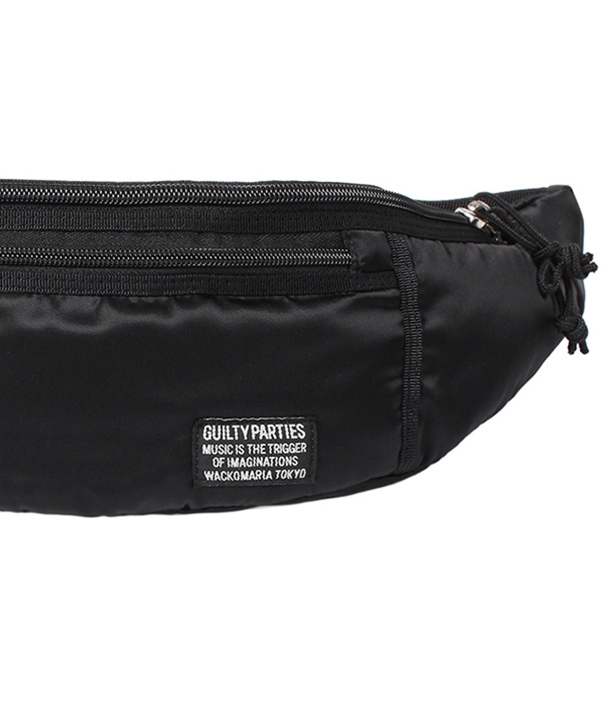 SPEAK EASY / NYLON WAIST BAG【BLACK】