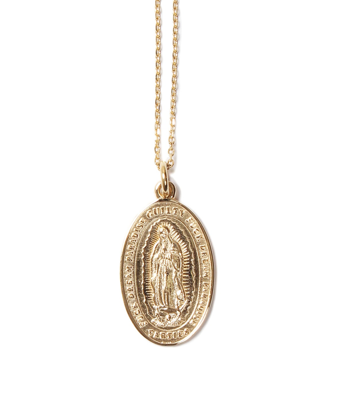 MEDAI NECKLACE (TYPE-2) - SILVER 925 / K18GP-【GOLD】