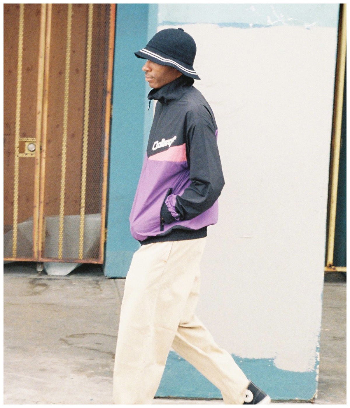 NYLON WARM JACKET【PURPLE-BLACK】｜CHALLENGER｜MELTING POT（正規