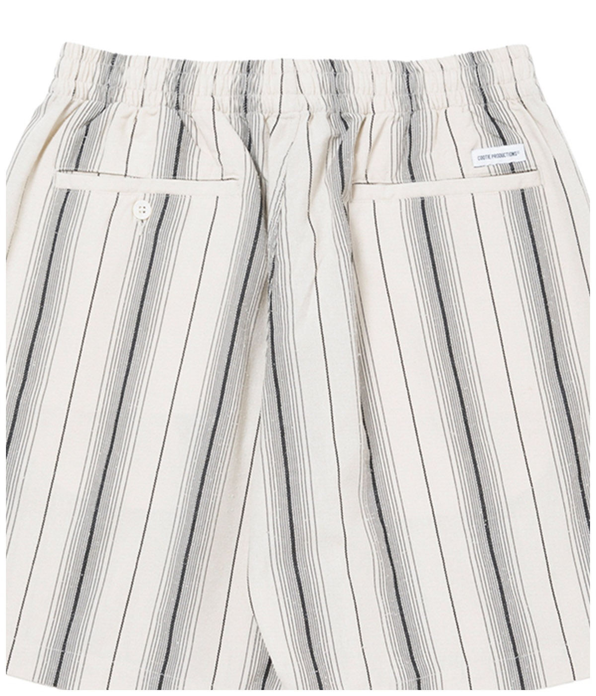 Dobby Chain Stripe Easy Shorts【IVORY】｜COOTIE PRODUCTIONS