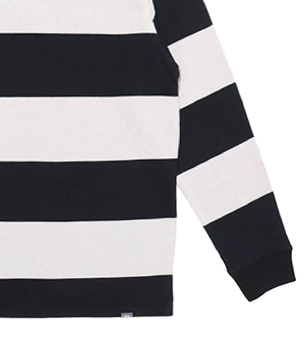 L/S HEAVYWEIGHT BORDER TEE【GRAY×BLACK】｜CHALLENGER