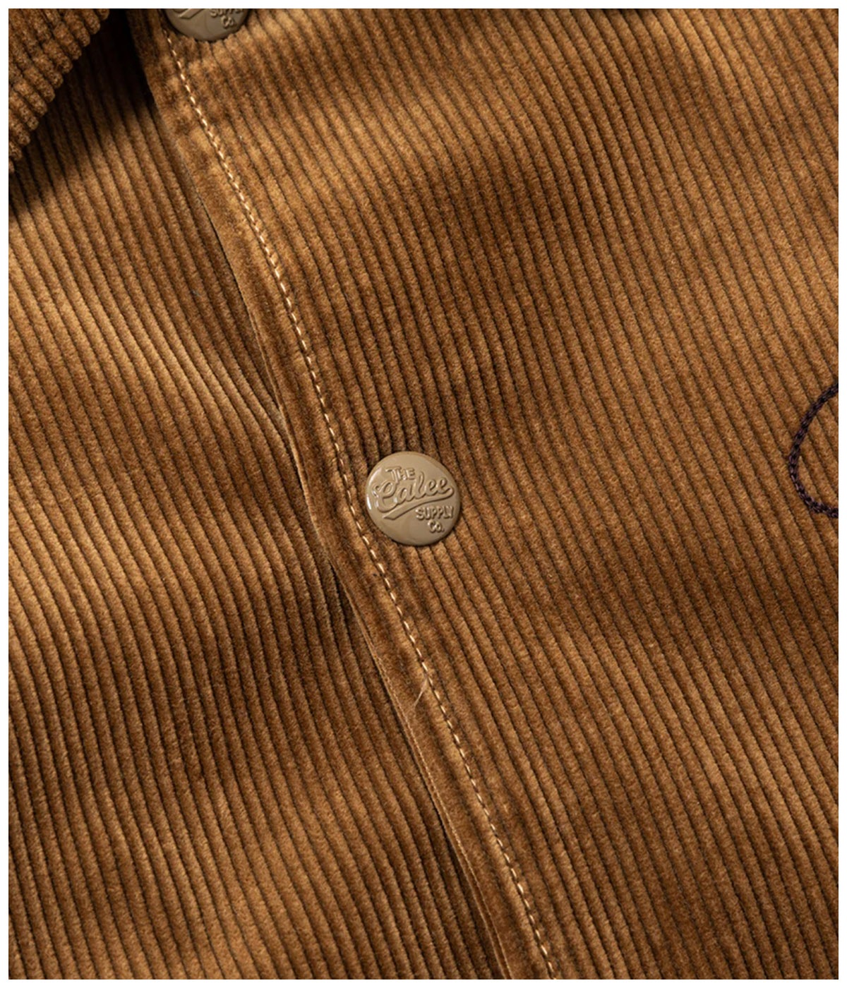 EMBROIDERY CORDUROY AWARD TYPE JACKET【CAMEL】