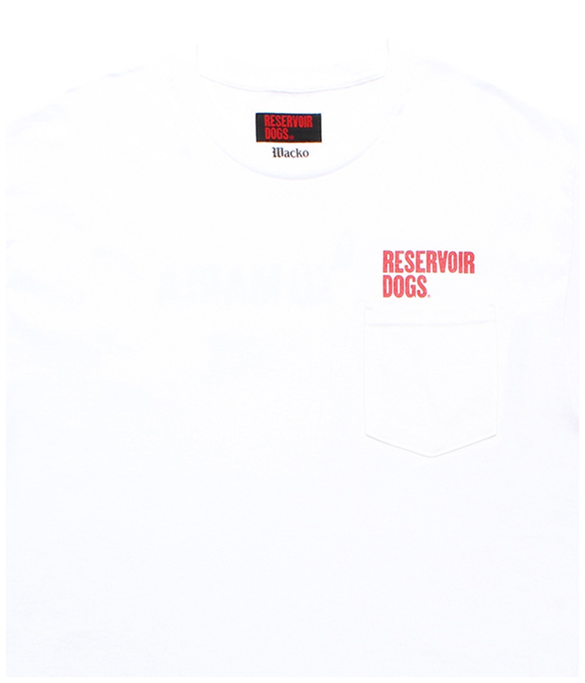 RESERVOIR DOGS / POCKET T-SHIRT (TYPE-3)【WHITE】｜WACKO MARIA 