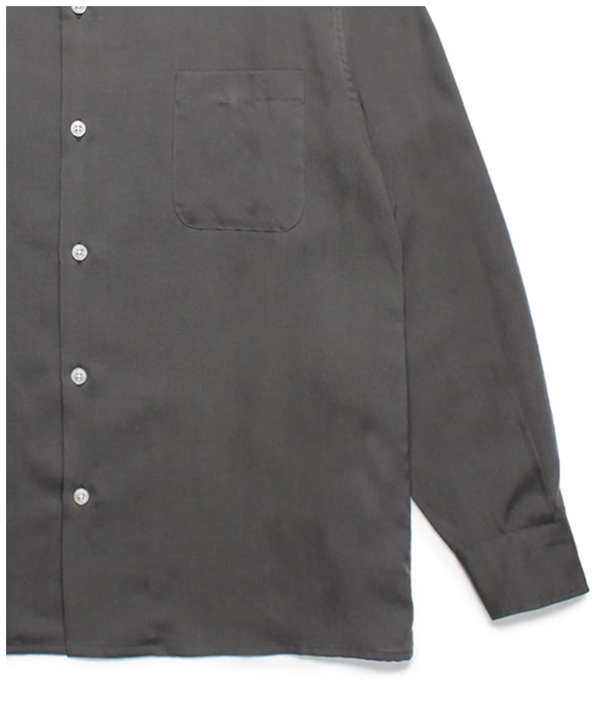 50'S OPEN COLLAR SHIRT【GRAY】｜WACKO MARIA｜MELTING POT