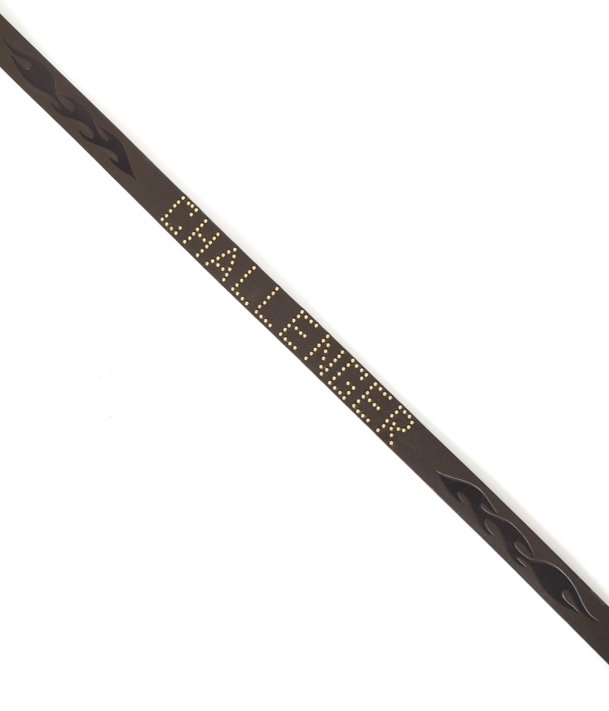 FIRE LEATHER BELT【BROWN】