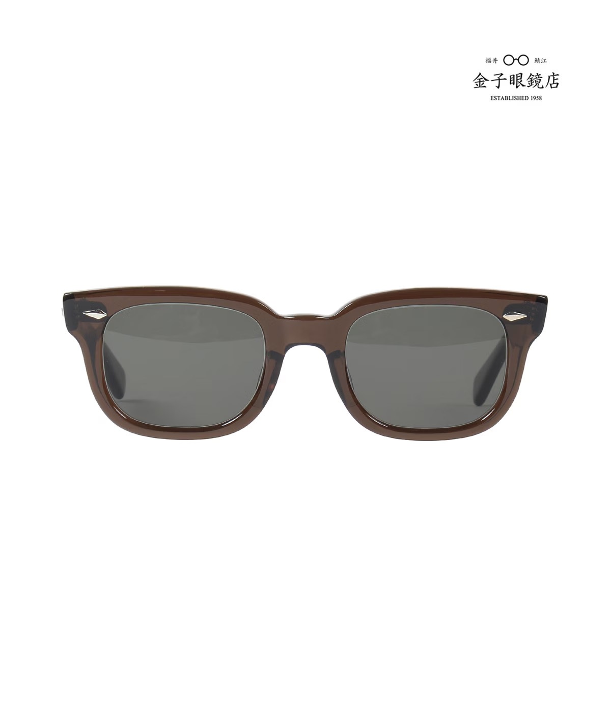 金子眼鏡 / GLASSES (TYPE-1)【BROWN】｜WACKO MARIA｜MELTING POT