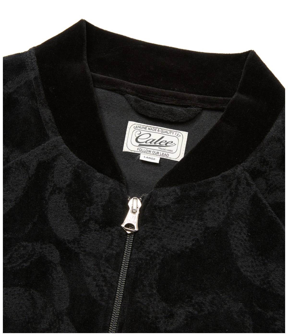 JQ VELOUR JACKET -SNAKE PATTERN-【BLACK】