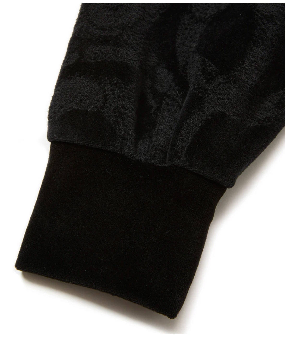 JQ VELOUR JACKET -SNAKE PATTERN-【BLACK】