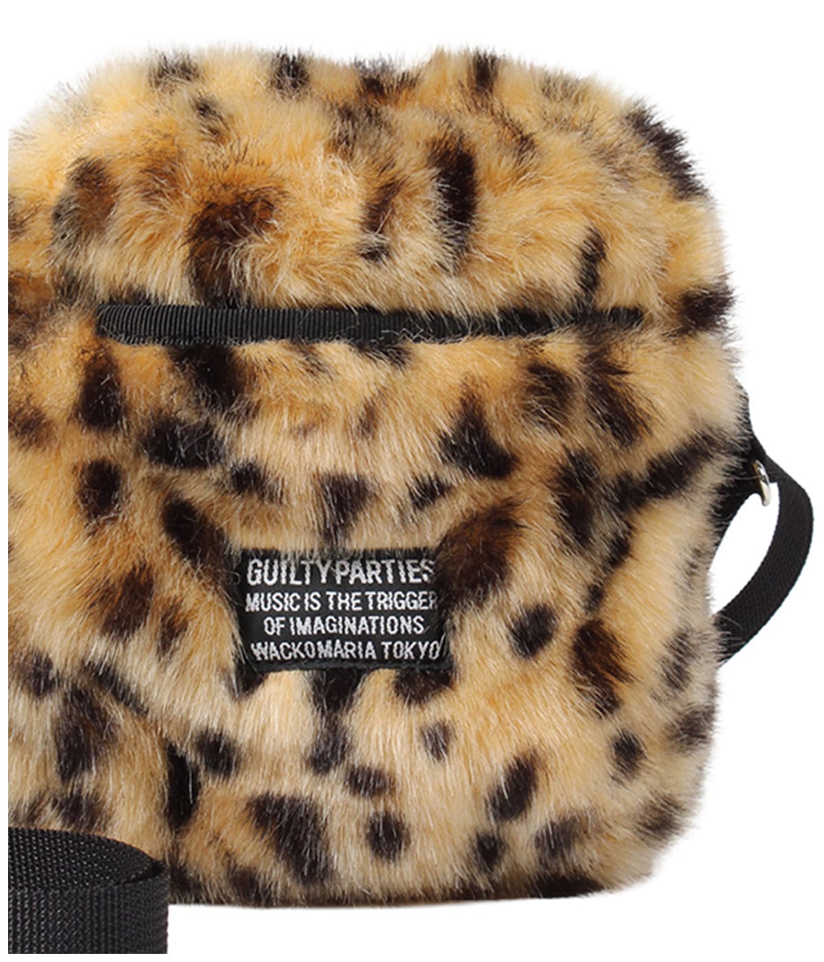 SPEAK EASY / LEOPARD FAUX FUR SHOULDER MINI BAG【BEIGE】