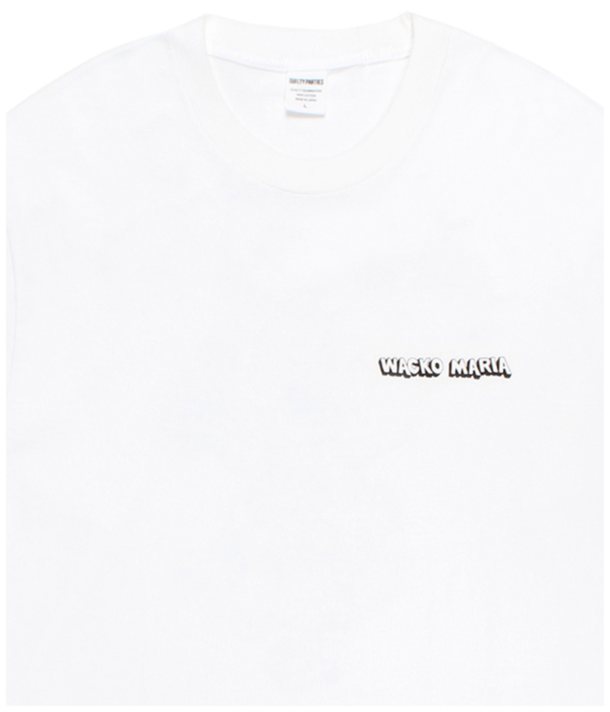 WASHED HEAVY WEIGHT LONG SLEEVE T-SHIRT (TYPE-3)【WHITE】