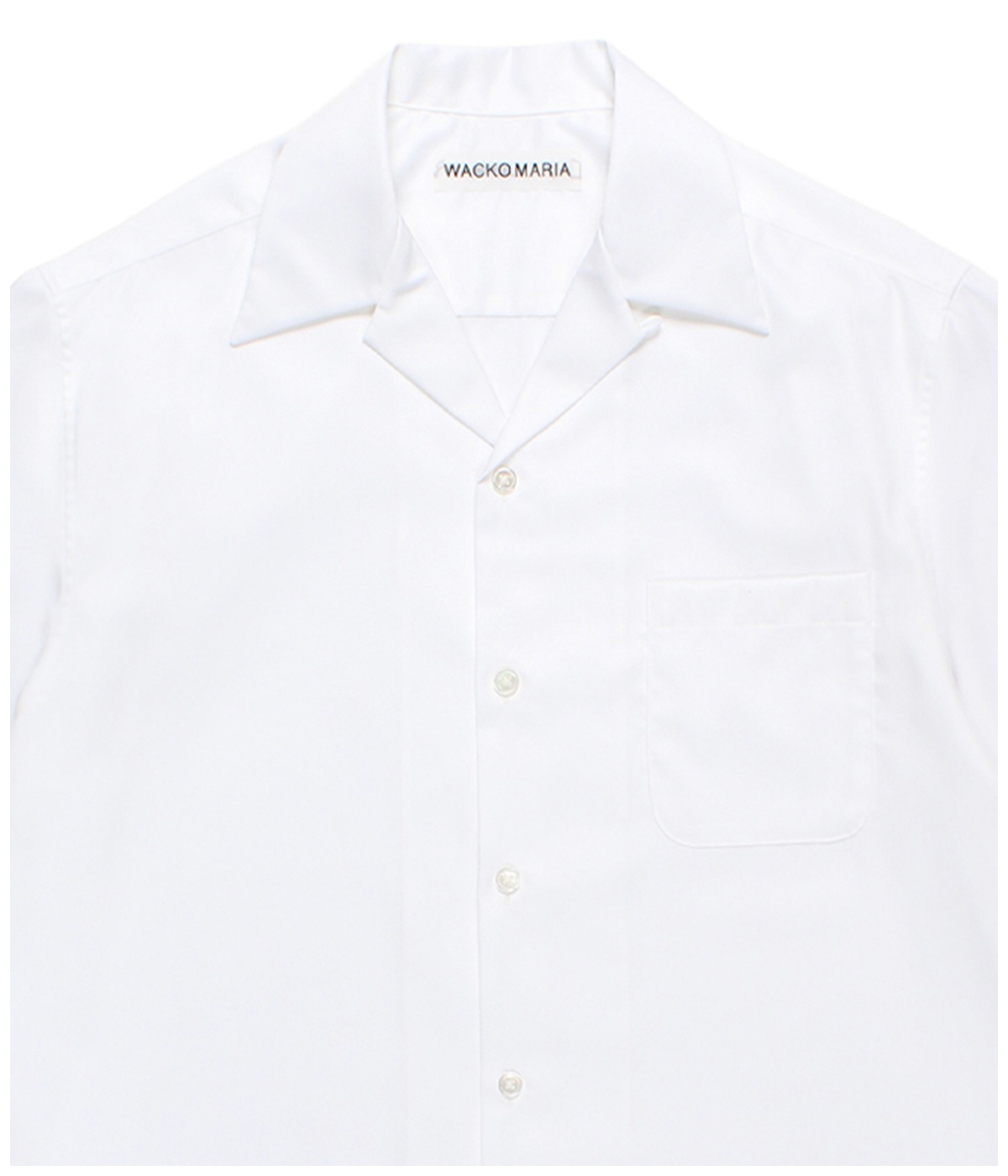 トップス wacko maria SOKTAS / OPEN COLLAR SHIRT (TYPE-1)【WHITE】｜WACKO MARIA｜MELTING
