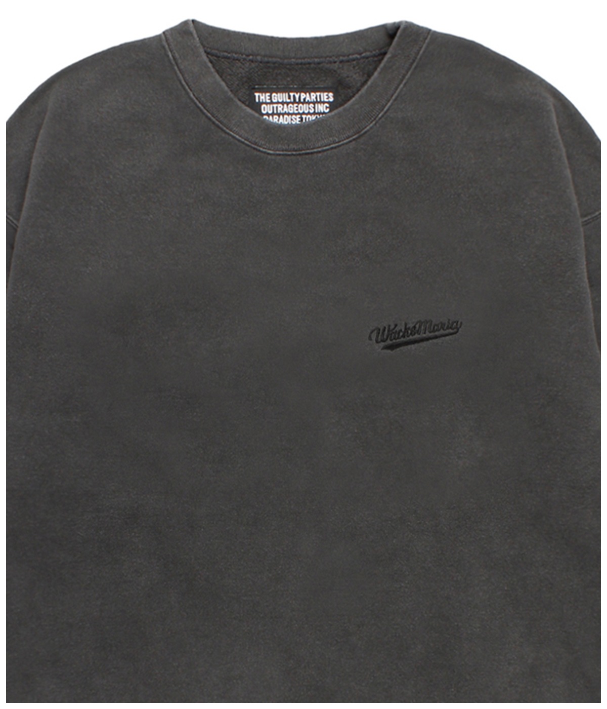 WASHED HEAVY WEIGHT SWEAT SHIRT (TYPE-1)【GRAY】