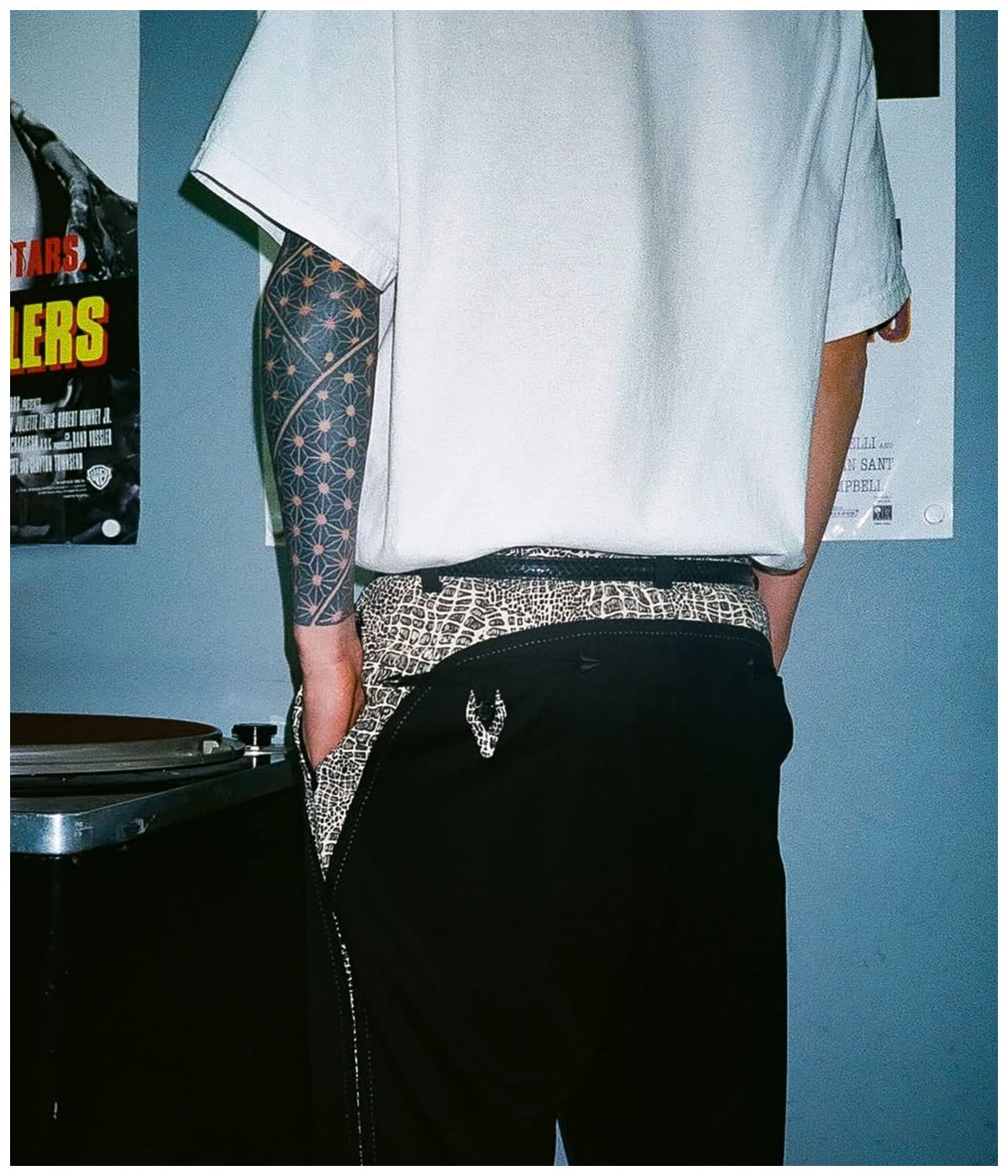 Python Leather Belt WOLF'S HEAD / PYTHON LEATHER BELT (TYPE-1)【BLACK】|WACKO MARIA|MELTING ...