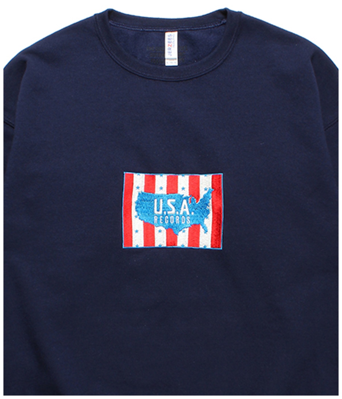 CREW NECK SWEAT SHIRT (TYPE-1)【NAVY】｜WACKO MARIA｜MELTING POT 