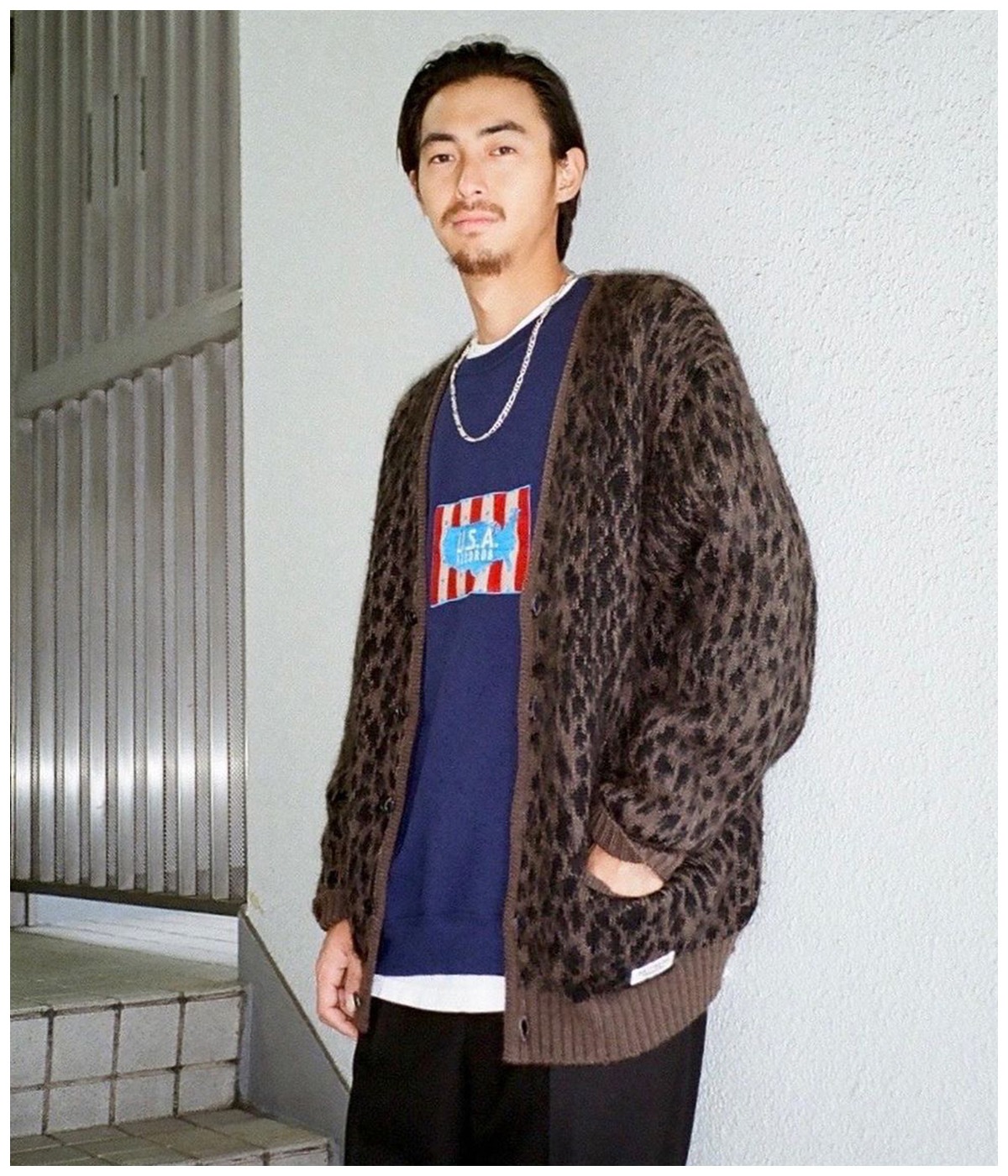 CREW NECK SWEAT SHIRT (TYPE-1)【NAVY】｜WACKO MARIA｜MELTING POT 