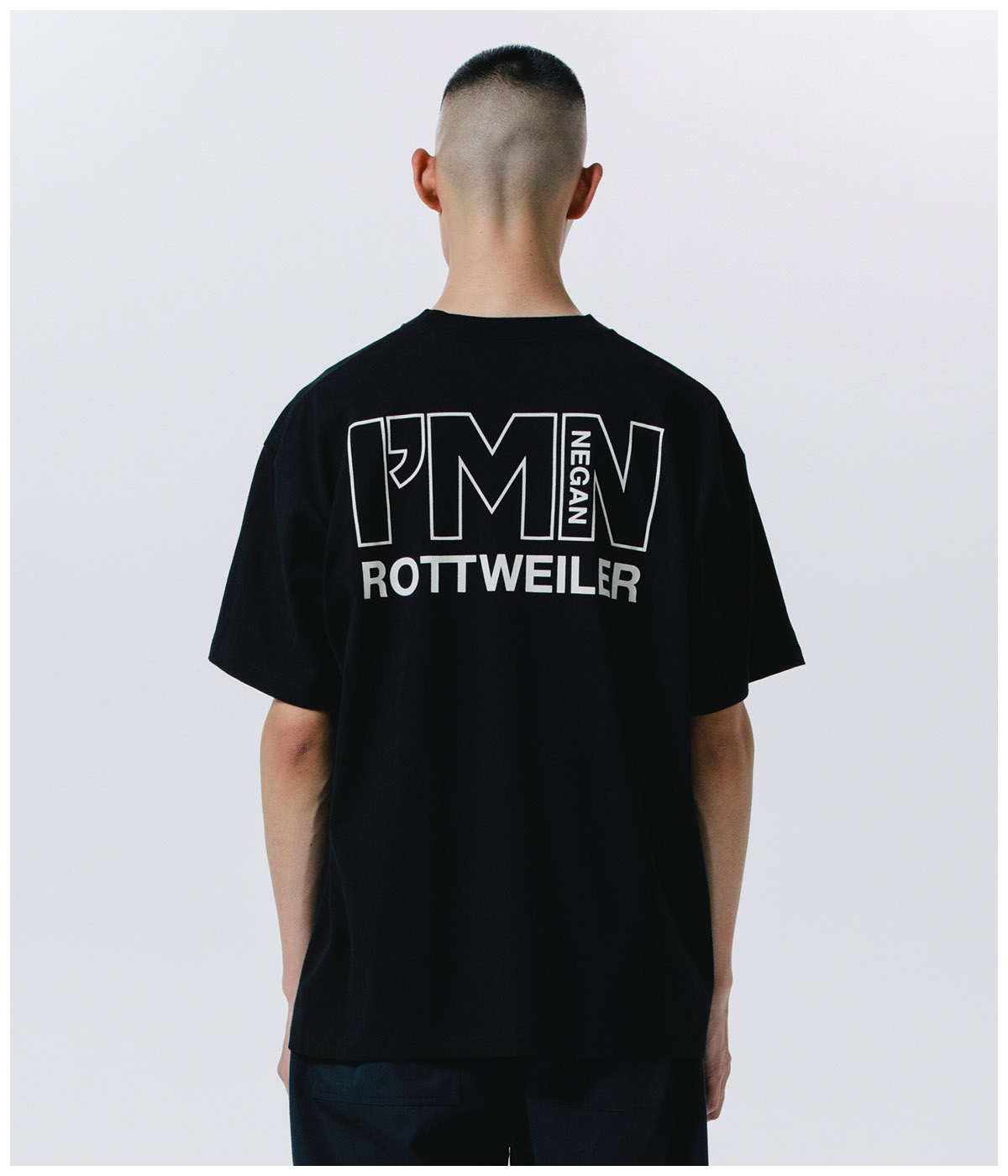 WALKING DOG TEE【BLACK】