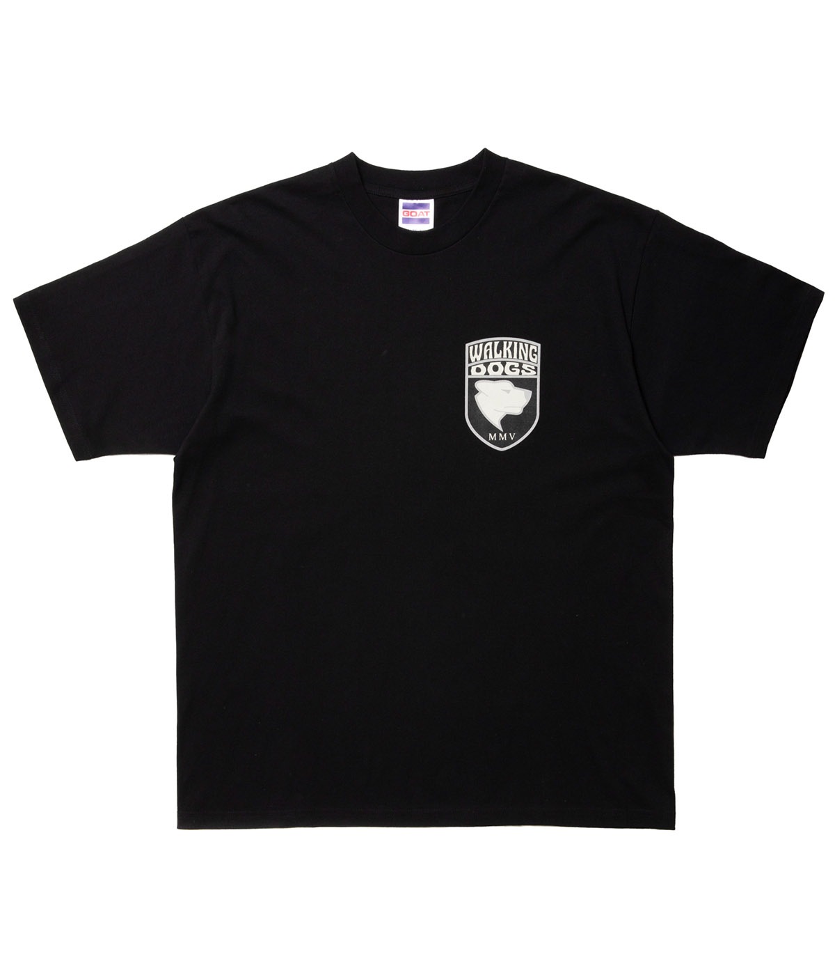 WALKING DOG TEE【BLACK】