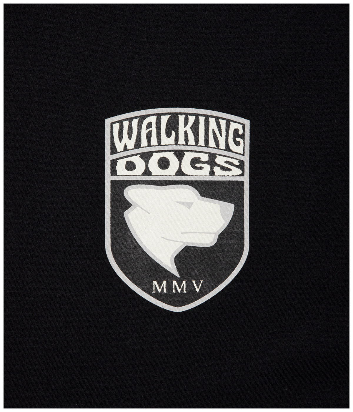 WALKING DOG TEE【BLACK】