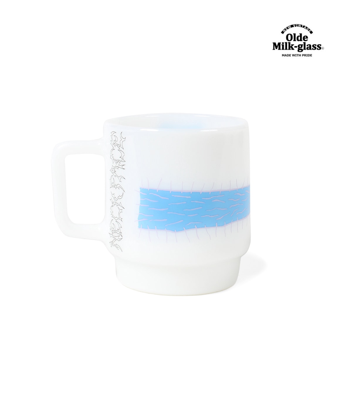 希少、未使用】WACKO MARIA MILK GLASS MUG ホワイト