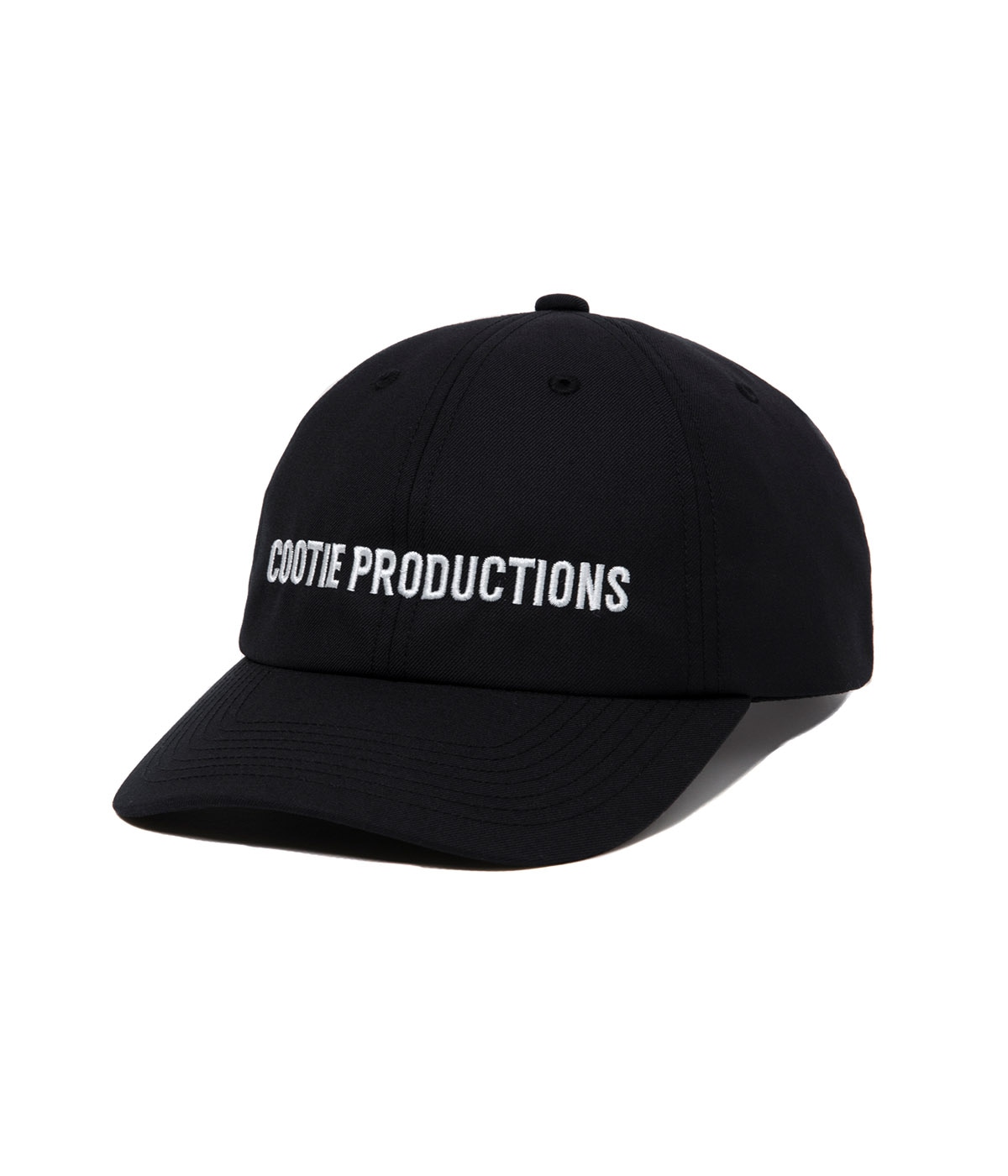 極美品 23SS COOTIE T/C 6panel cap Black COOTIE/クーティー/60/40 Cloth 6 Panel Cap/6パネルキャップ