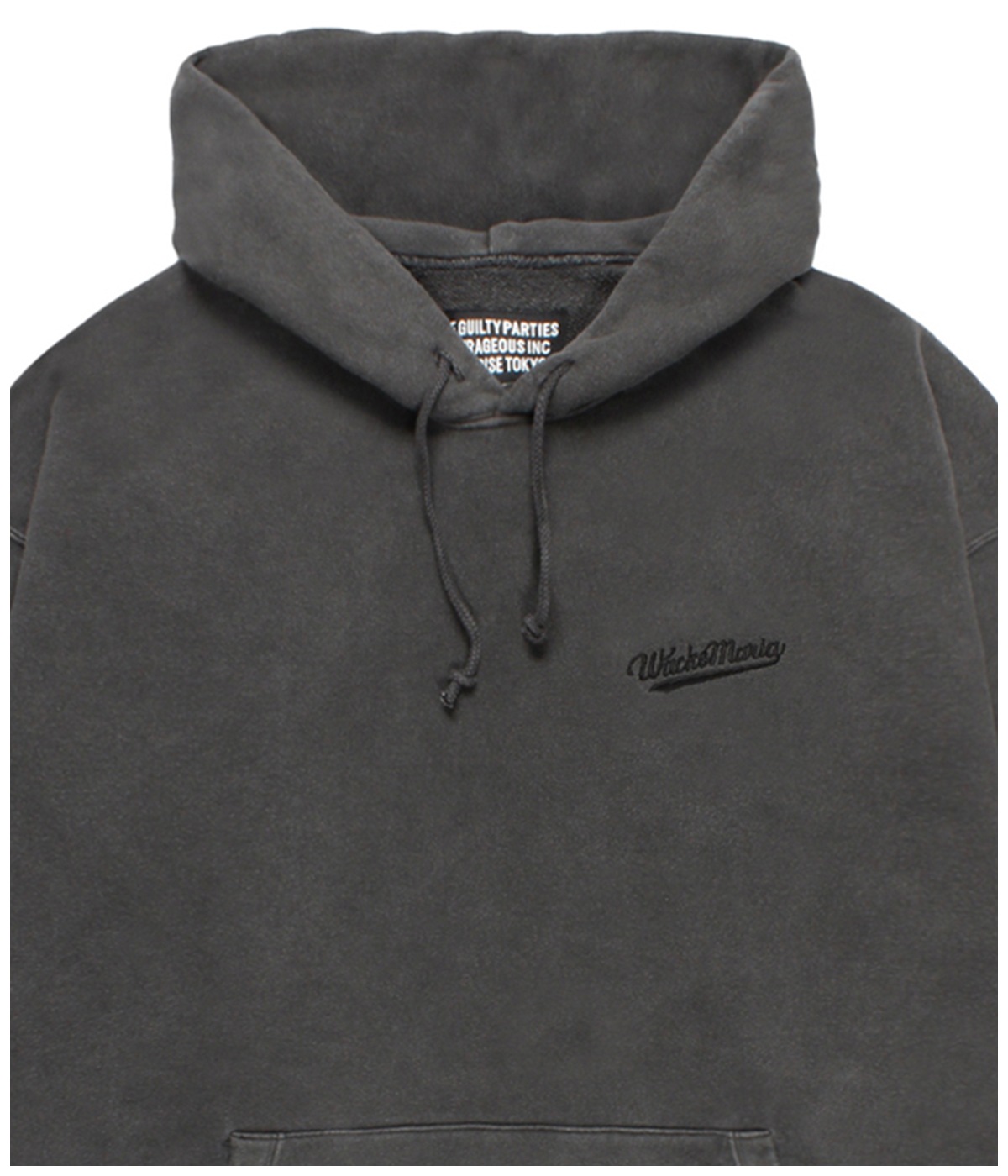 WASHED HEAVY WEIGHT HOODED SWEAT SHIRT【GRAY】