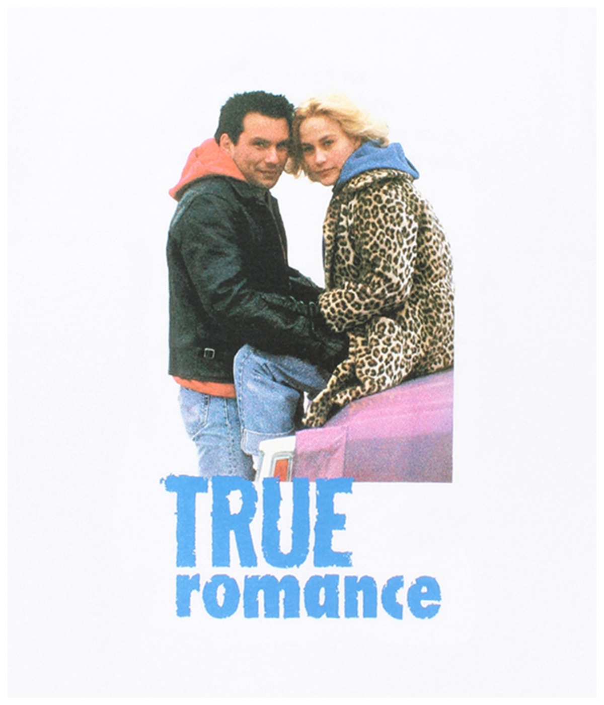 TRUE ROMANCE / WASHED HEAVY WEIGHT T-SHIRT (TYPE-3)【WHITE】