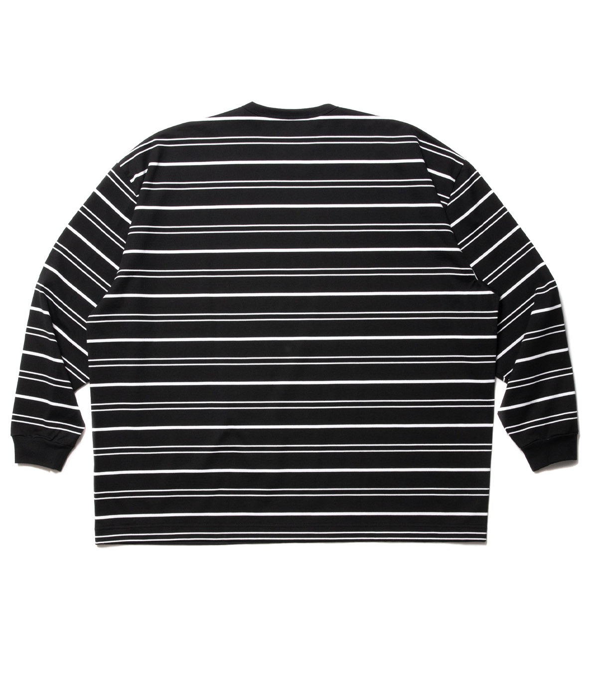 トップス Cootie Supima Border Oversized L/S Tee Supima Border Oversized L/S Tee【BLACK】｜COOTIE PRODUCTIONS