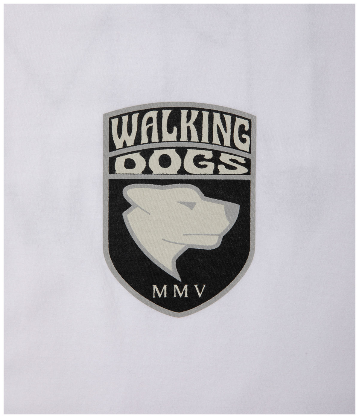 WALKING DOG TEE【WHITE】