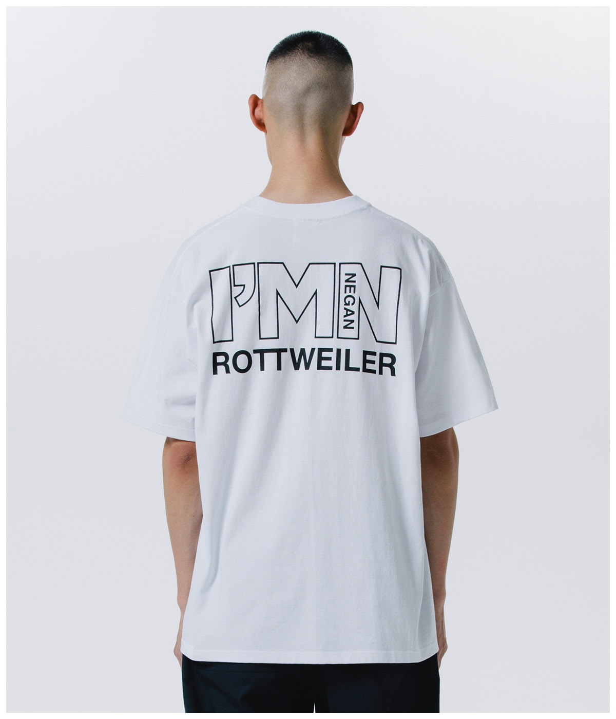 WALKING DOG TEE【WHITE】